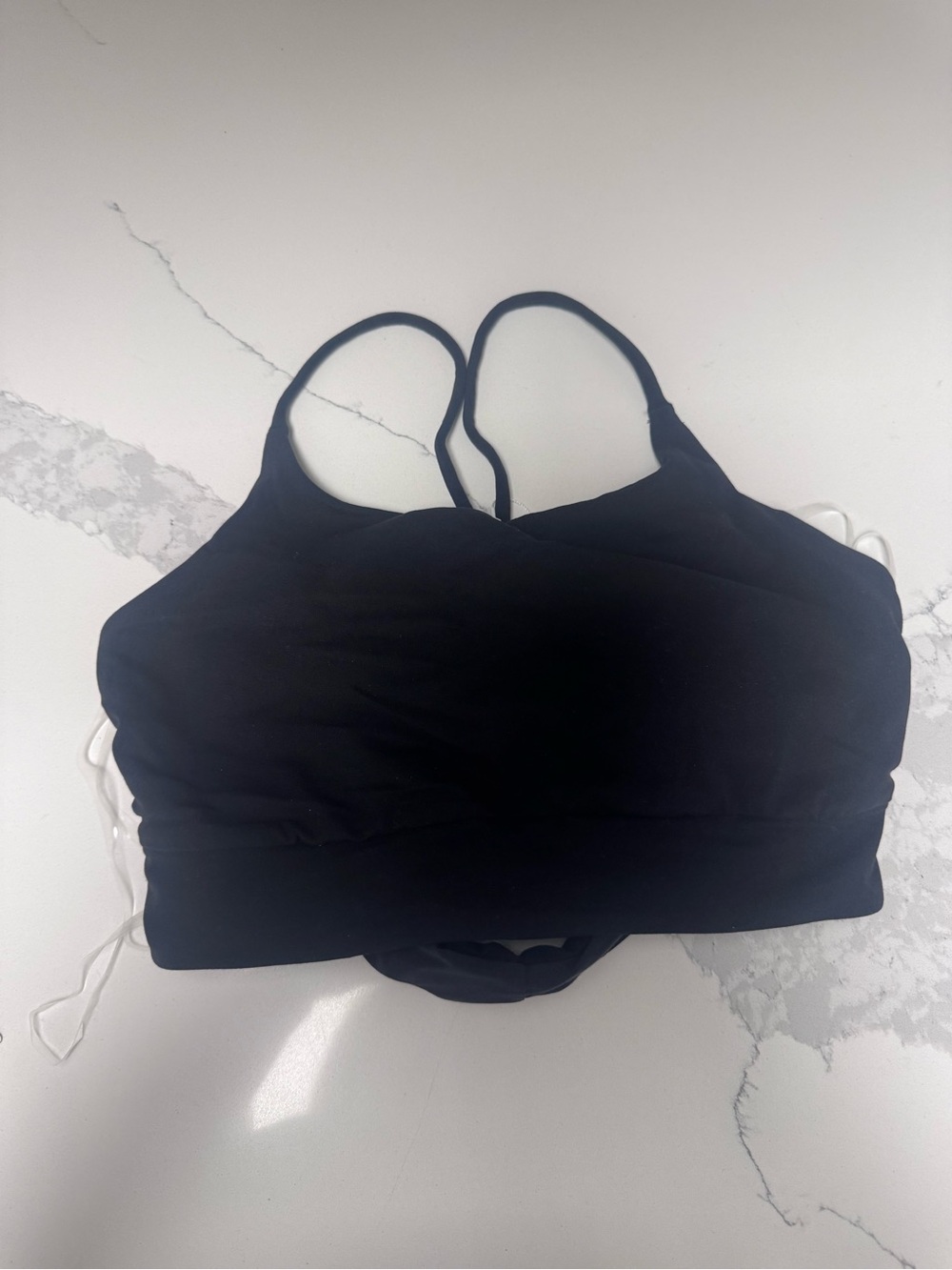 lululemon athletica Black Strappy Sports Bra